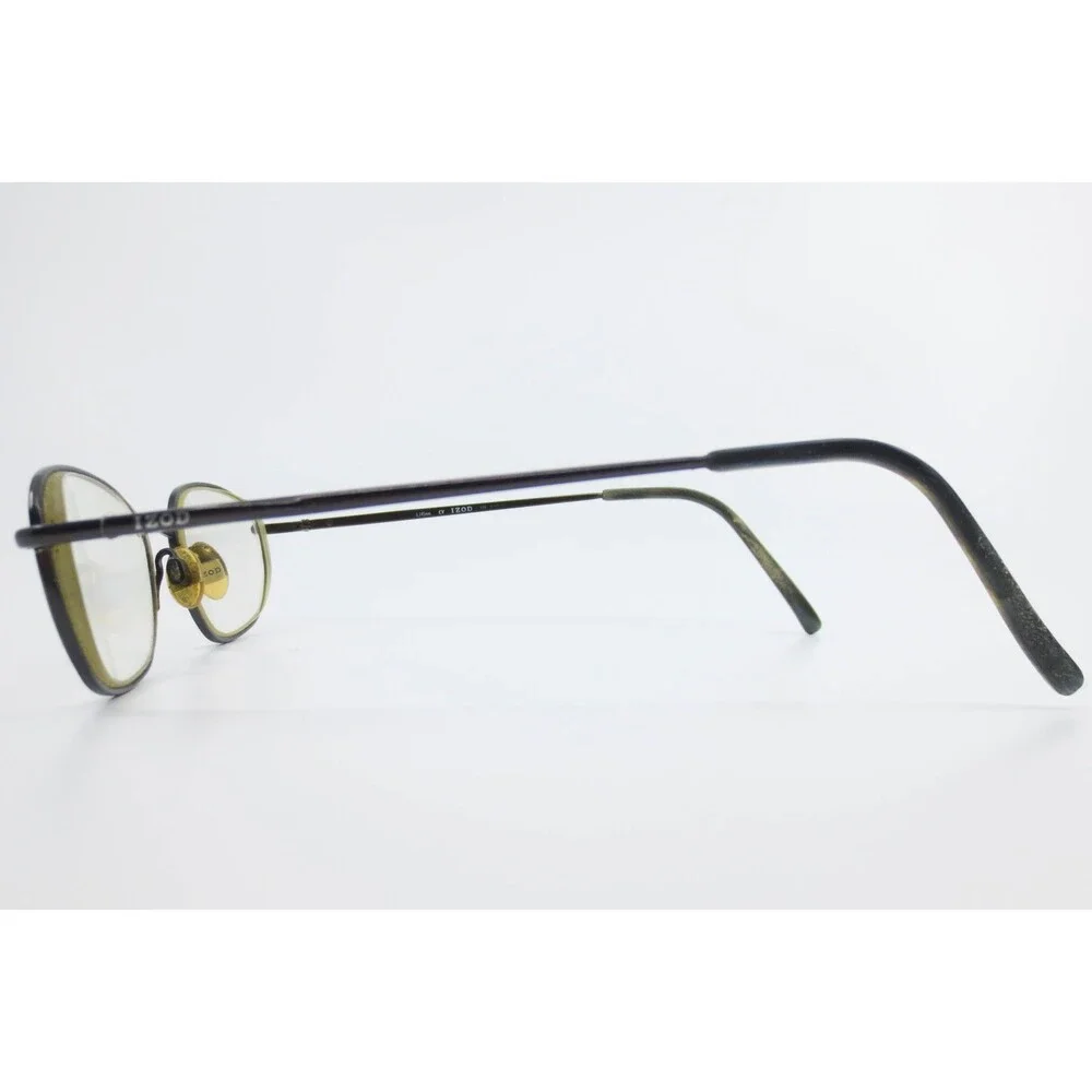 IZOD 338 Gunmetal Oval Eyeglass Frames Mens Womens 145mm Metallic Full Rim